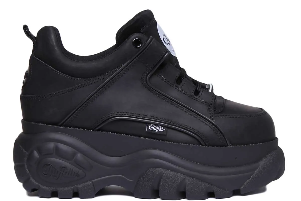Chaussures Buffalo 1339-14 Plateforme Entraîneurs 1533094 En Noir