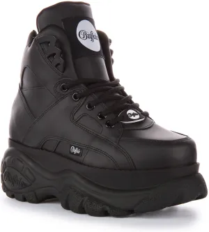 Buffalo 1340-14 Plateforme 2.0 En Noir Pour Femmes Chaussures Buffalo