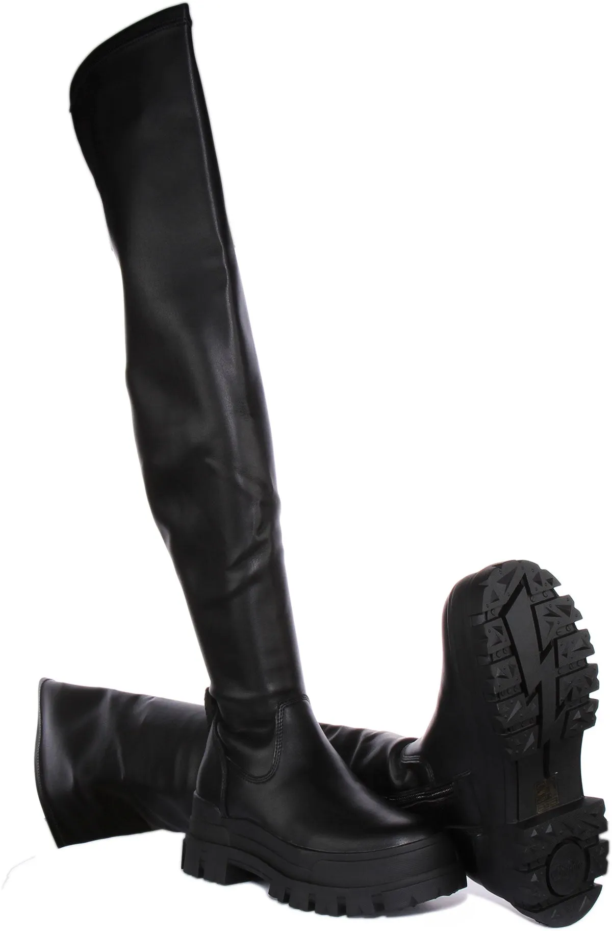 Buffalo Aspha Strech En Noir Pour Femme Chaussures Buffalo
