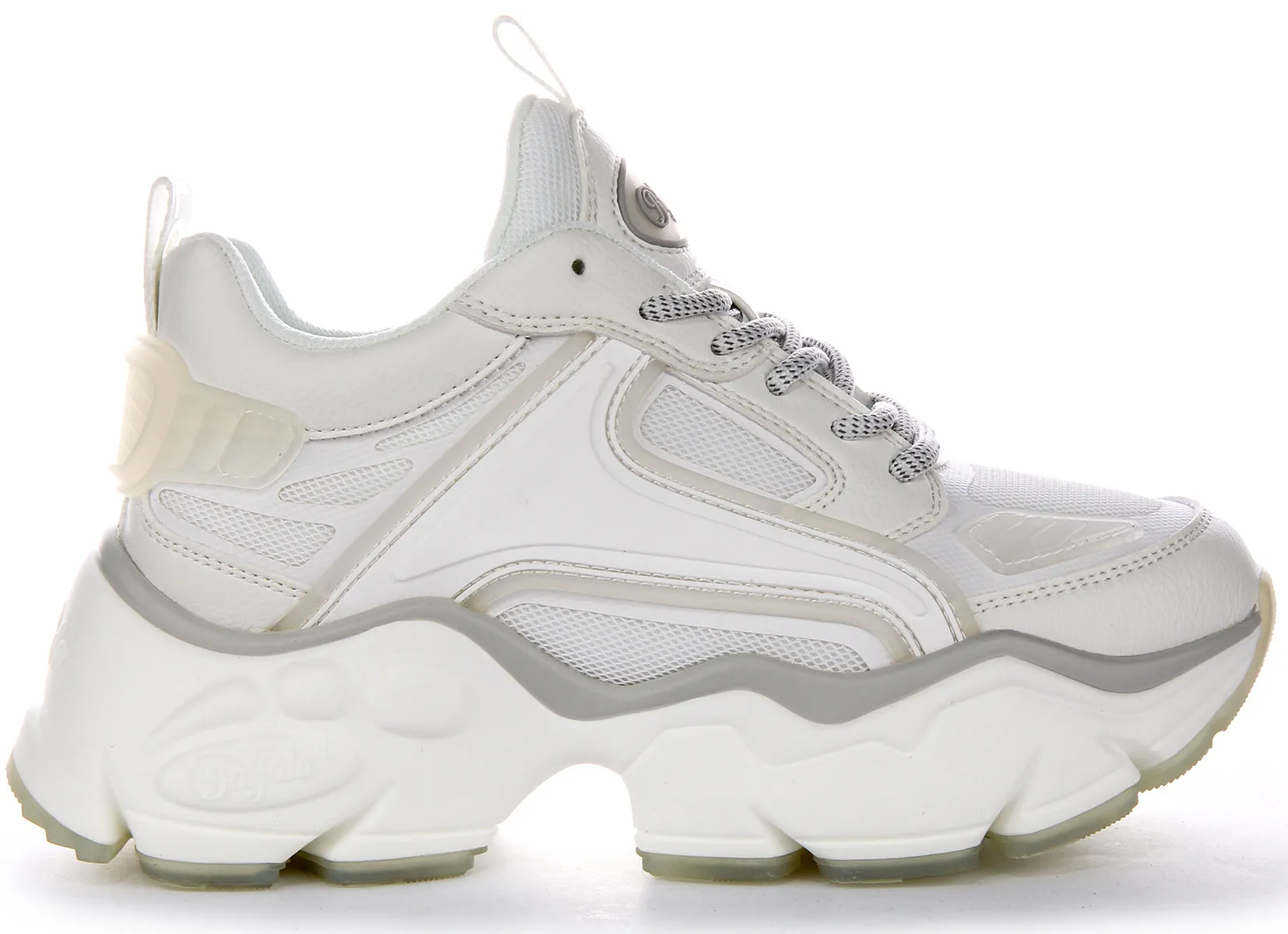 Buffalo Binary Athena En Blanc Pour Femmes Chaussures Buffalo