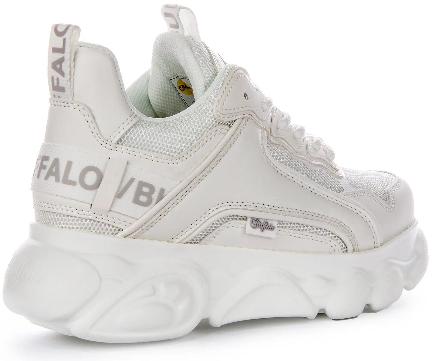 Chaussures Buffalo Cld Chai en Blanc Blanc pour Femmes Buffalo