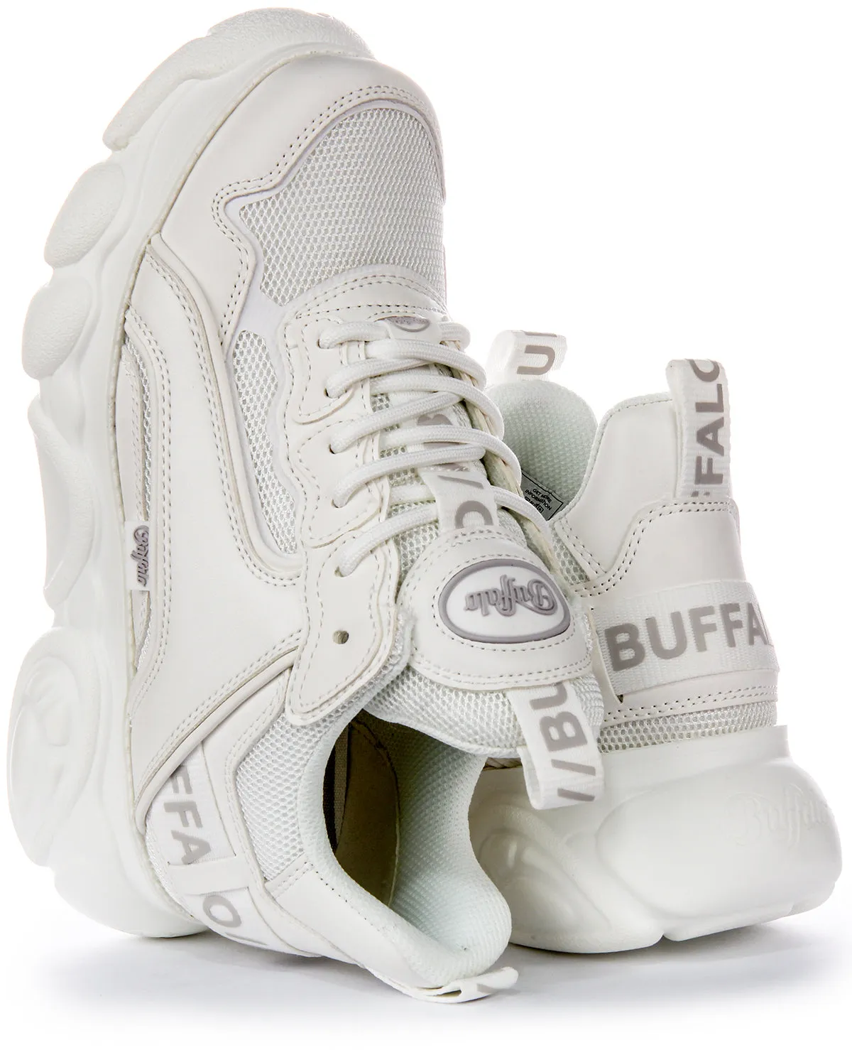 Chaussures Buffalo Cld Chai en Blanc Blanc pour Femmes Buffalo