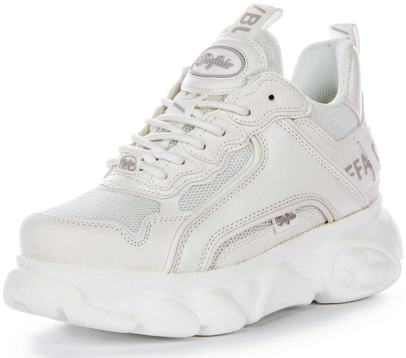 Chaussures Buffalo Cld Chai en Blanc Blanc pour Femmes Buffalo