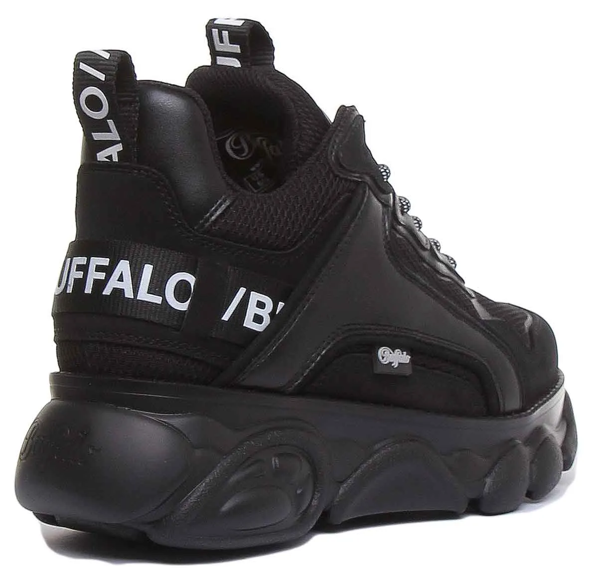 Bottes Plateforme Buffalo Cld Chai en Noir