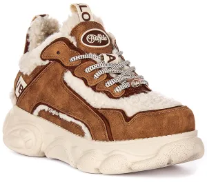 Buffalo Cld Chai Chaud En Beige Marron Pour Femmes Chaussures Buffalo