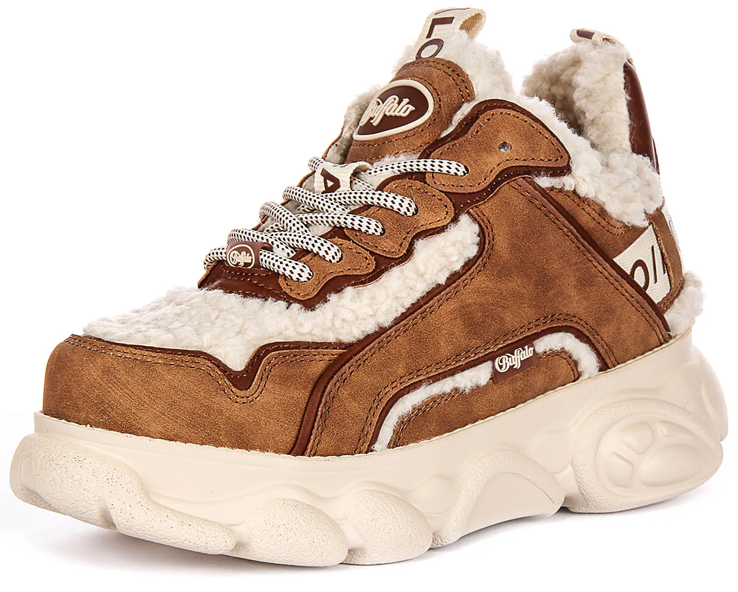 Buffalo Cld Chai Chaud En Beige Marron Pour Femmes Chaussures Buffalo