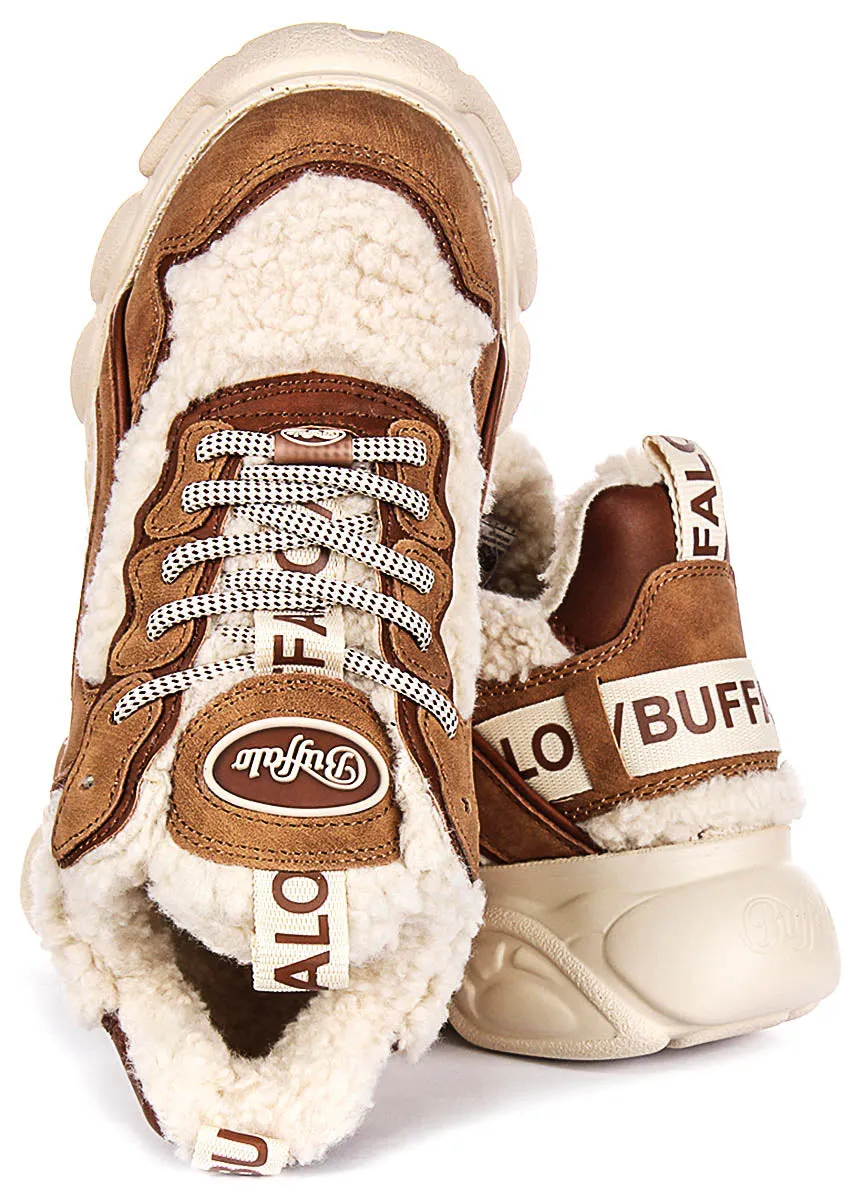 Buffalo Cld Chai Chaud En Beige Marron Pour Femmes Chaussures Buffalo