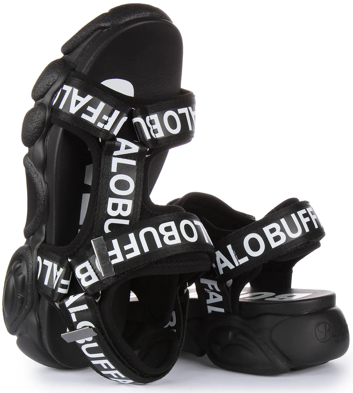 Chaussures Buffalo Cld Tec en Noir et Blanc pour Femmes Buffalo