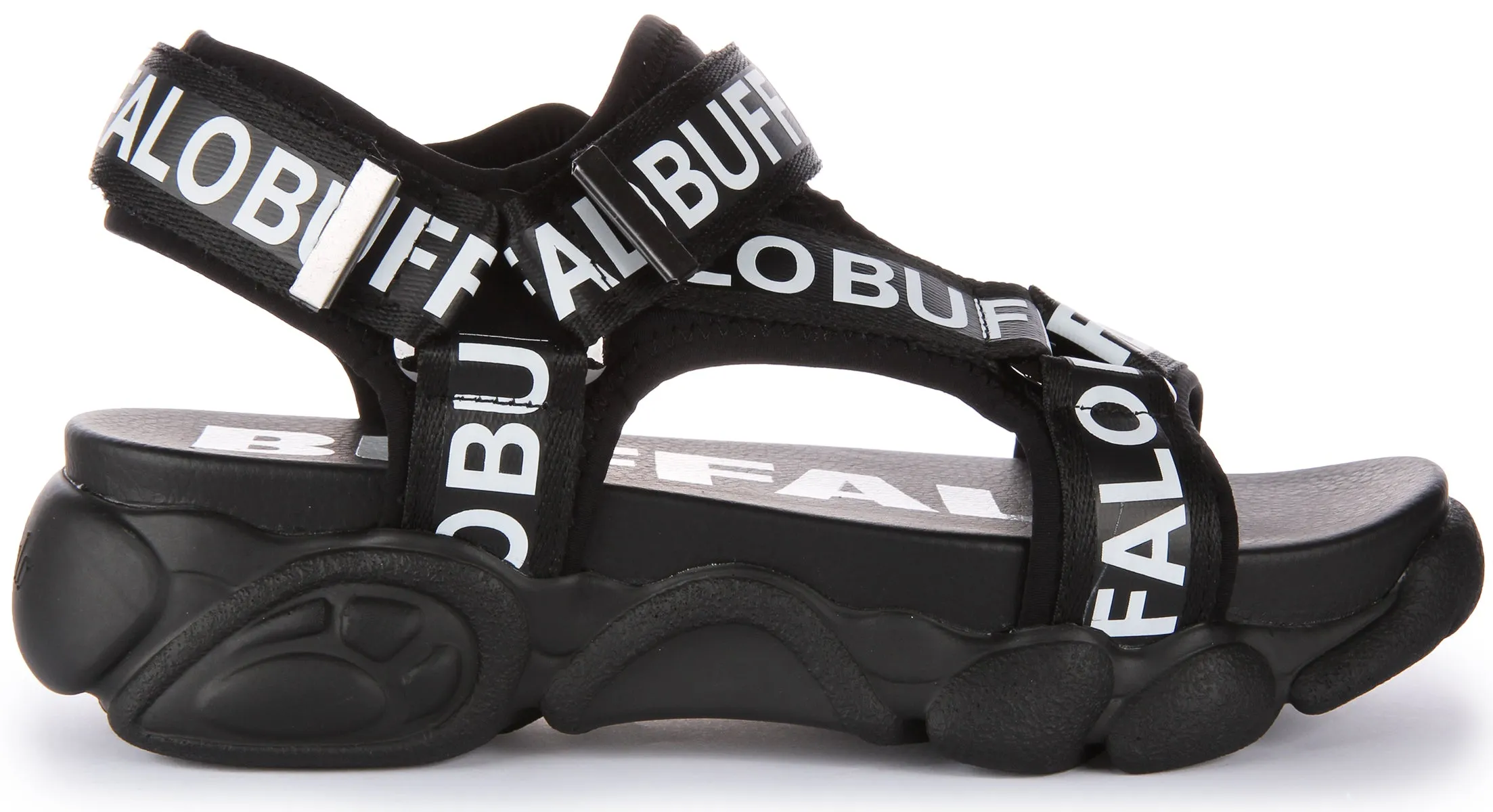 Chaussures Buffalo Cld Tec en Noir et Blanc pour Femmes Buffalo