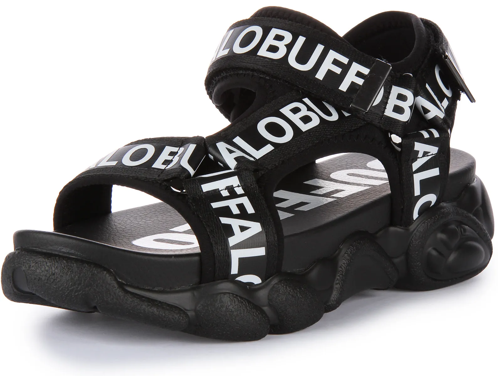 Chaussures Buffalo Cld Tec en Noir et Blanc pour Femmes Buffalo