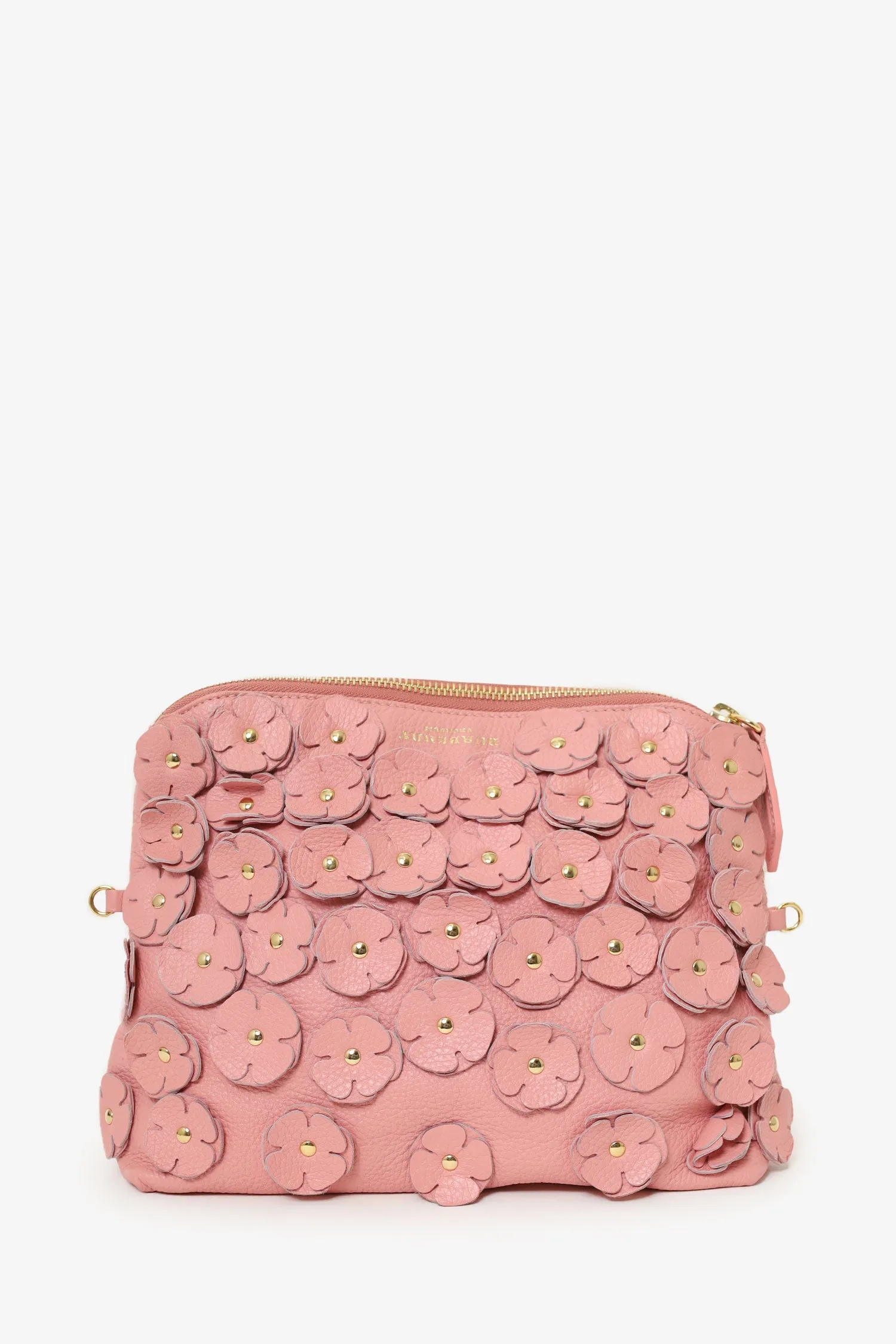 Burberry Prorsum Pink Leather The Petal Crossbody Bag