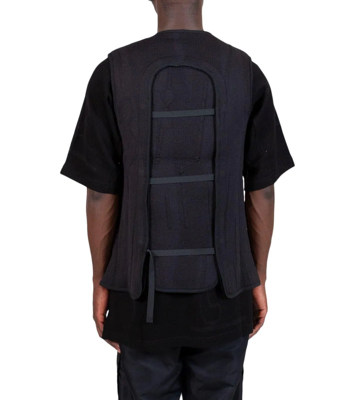 BYBORRE Open Back Vest Black