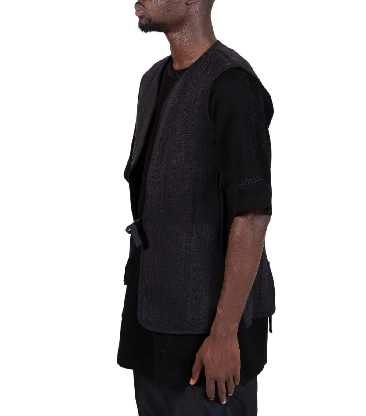 BYBORRE Open Back Vest Black