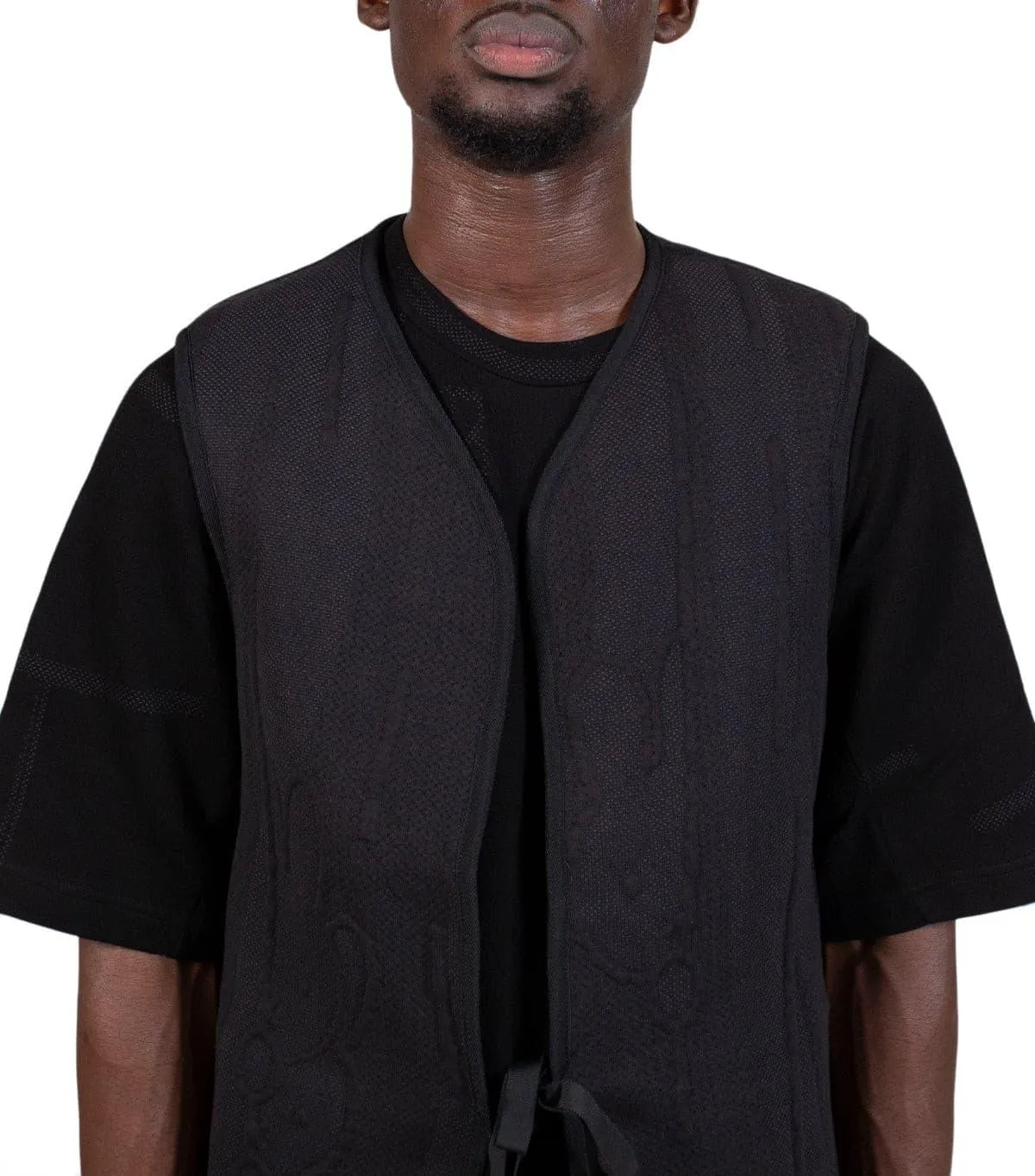BYBORRE Open Back Vest Black