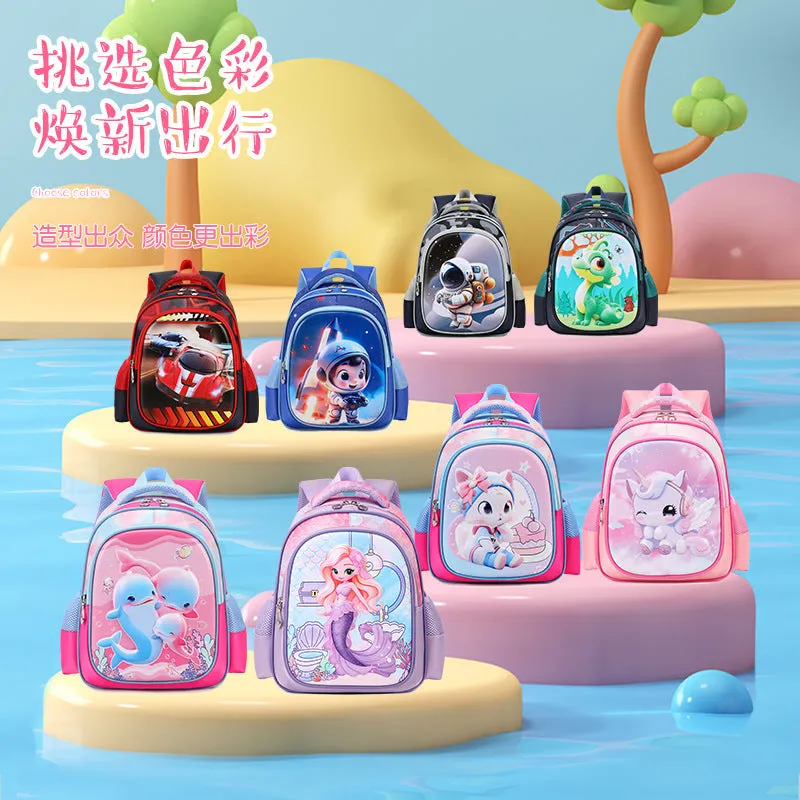 Cartoon bag children's shoulder burden reduction 