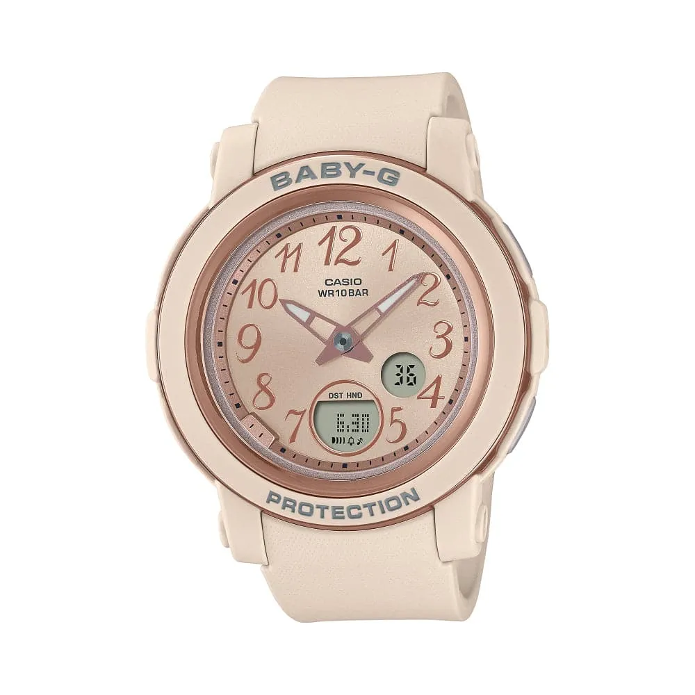 Casio Baby-G Beige Resin Strap Women Watch BGA-290SA-4ADR 