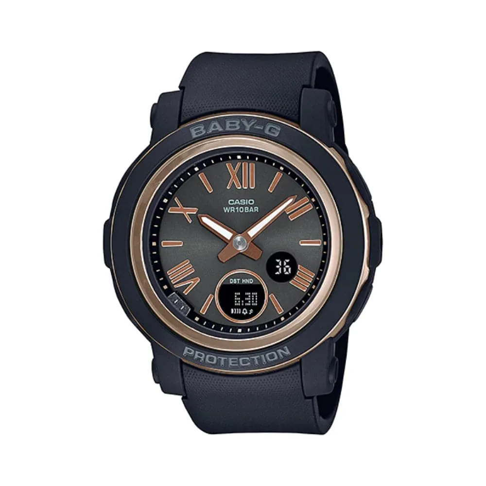 CASIO BABY-G BGA-290-1ADR BLACK RESIN STRAP WOMEN'S WATCH 