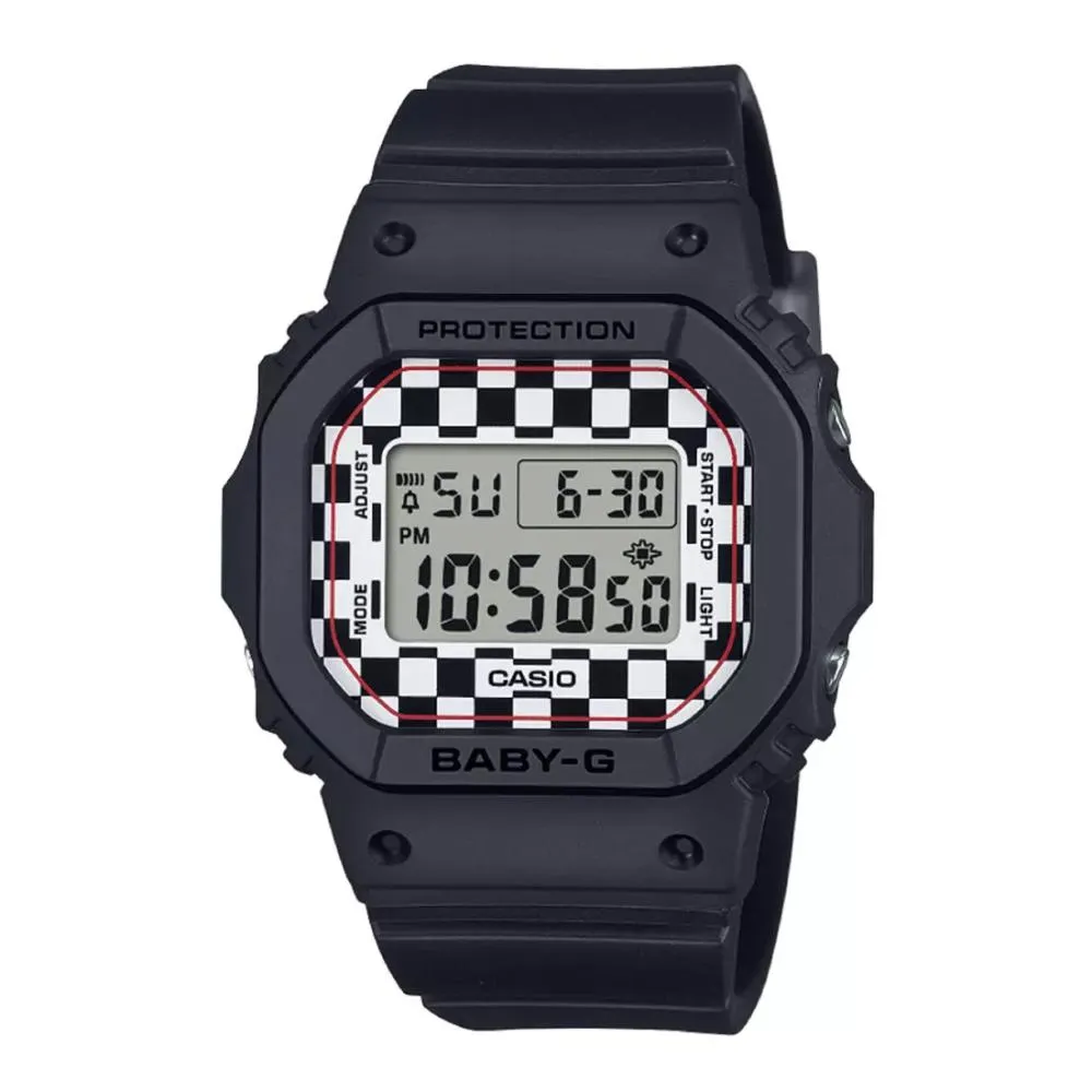Casio Baby-G Digital Black Resin Strap Women's Watch BGD-565GS-1DR 