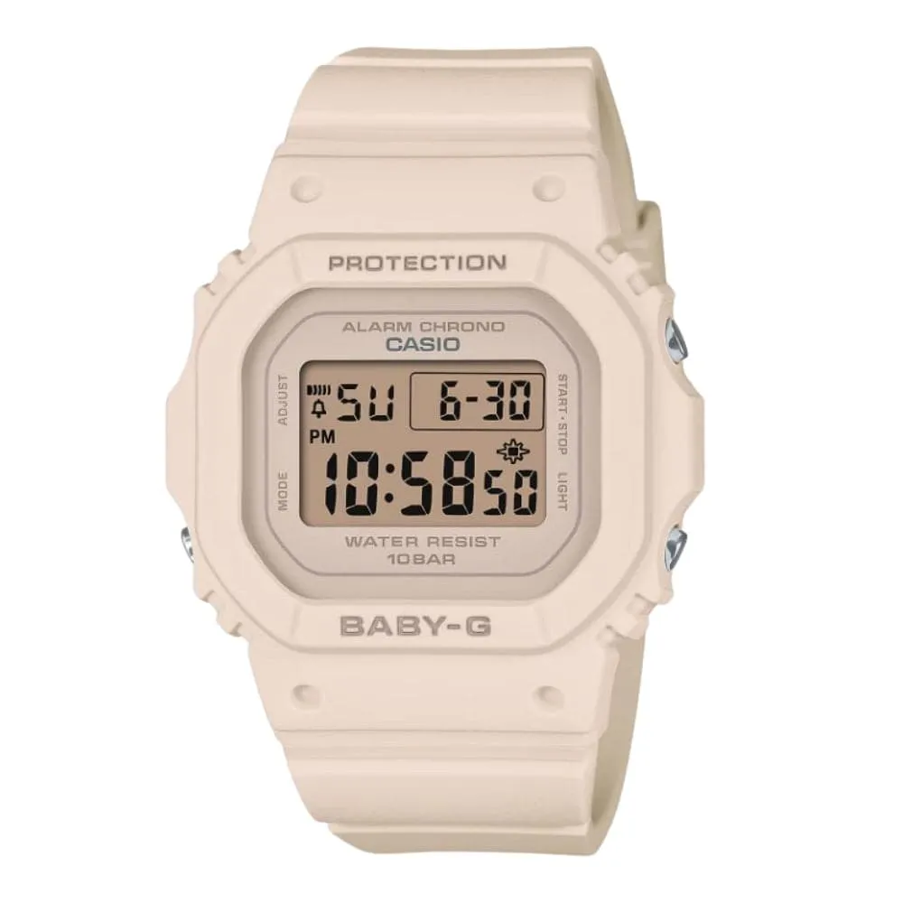 Casio Baby-G Digital Pink Resin Strap Women Watch BGD-565U-4DR 