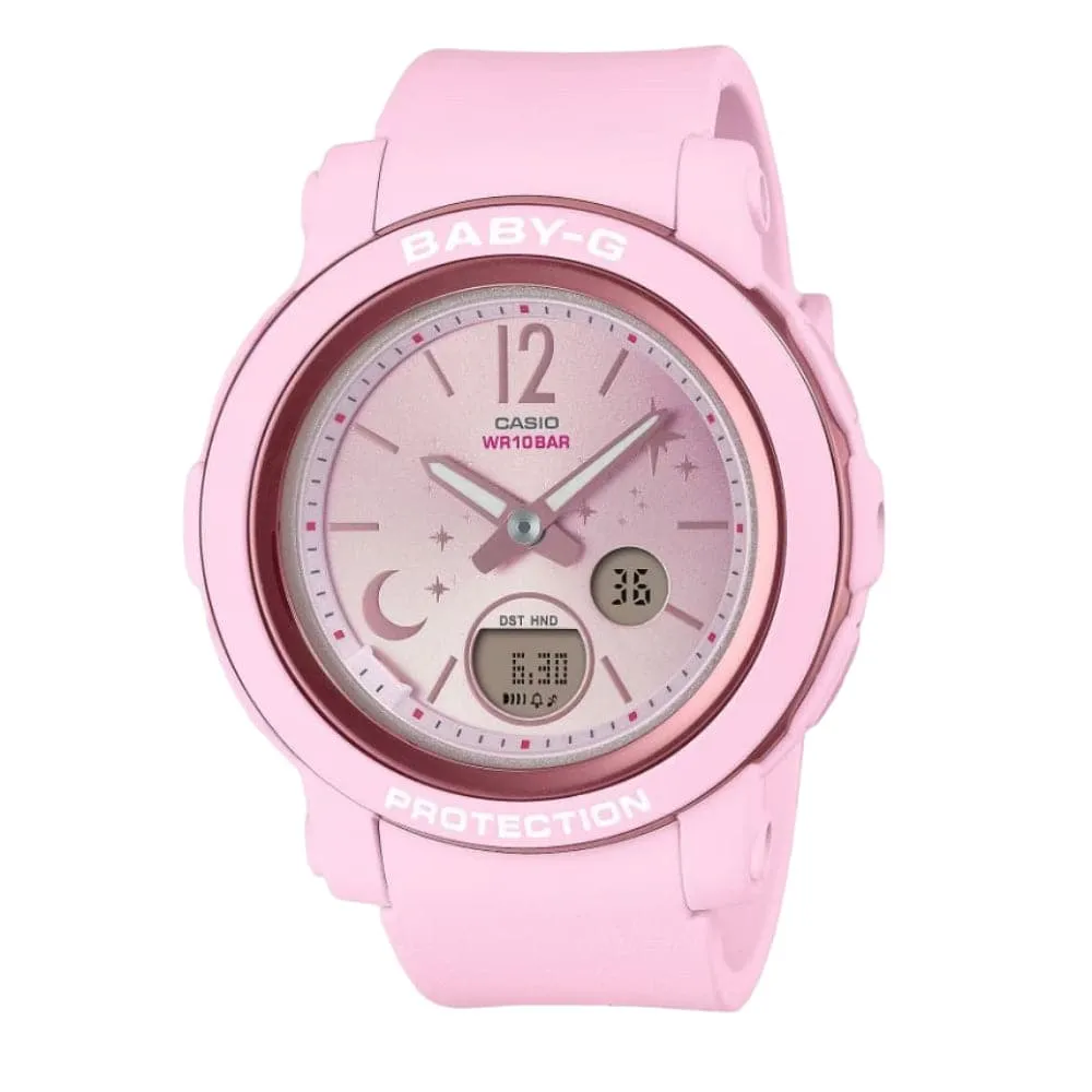 Casio Baby-G Pink Resin Strap Women Watch BGA-290DS-4ADR 