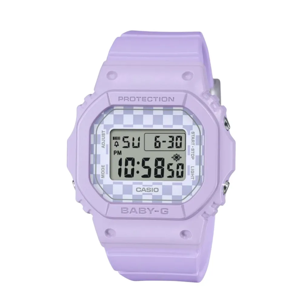 Casio Baby-G Purple Resin Strap Women Watch BGD-565GS-6DR 