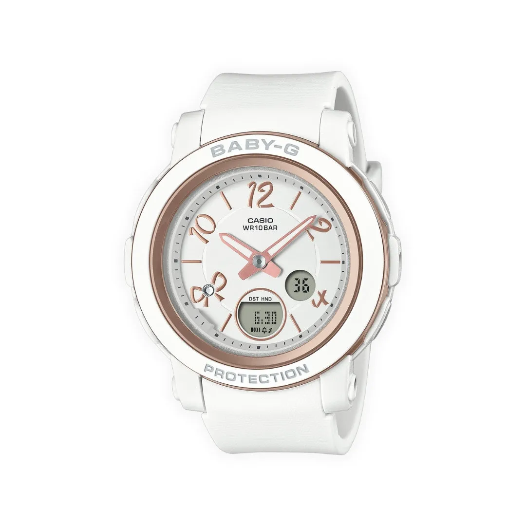 Casio Baby-G White Resin Strap Women Watch BGA-290RA-7ADR 