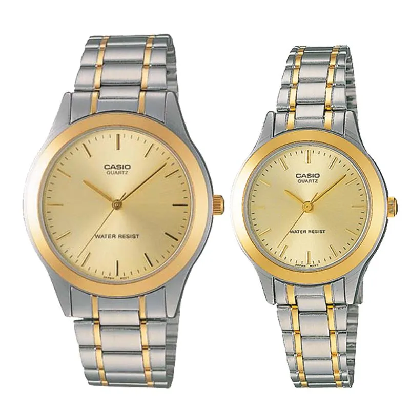 Casio Couple Stainless Steel Watch LTP1128G-9A MTP1128G-9A 