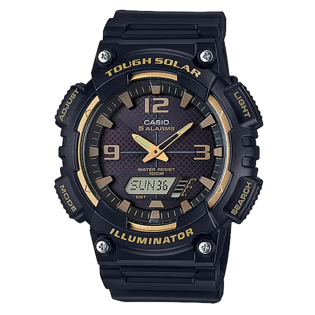 Casio Digital Black Resin Band Watch AQS810W-1A3 