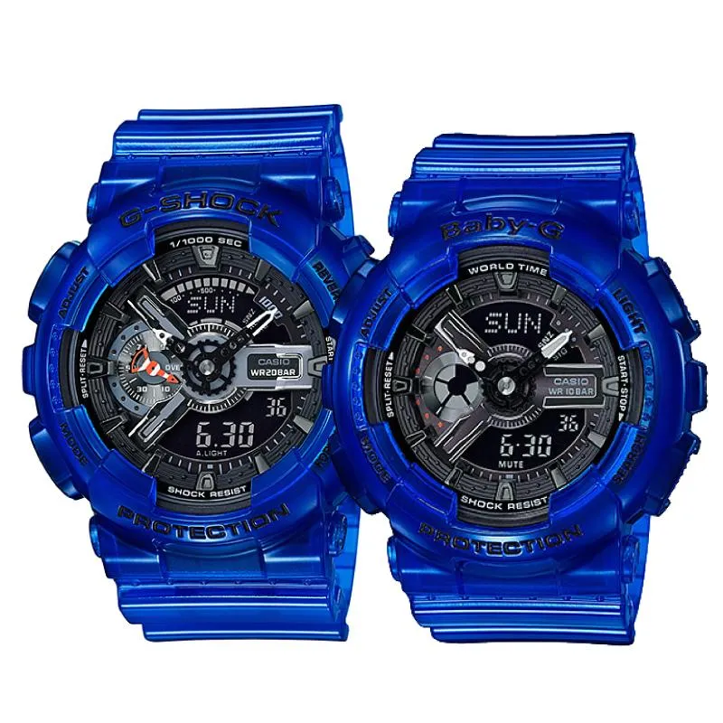 Casio G-Shock & Baby-G Couple Watches BA110CR-2A / GA110CR-2A 
