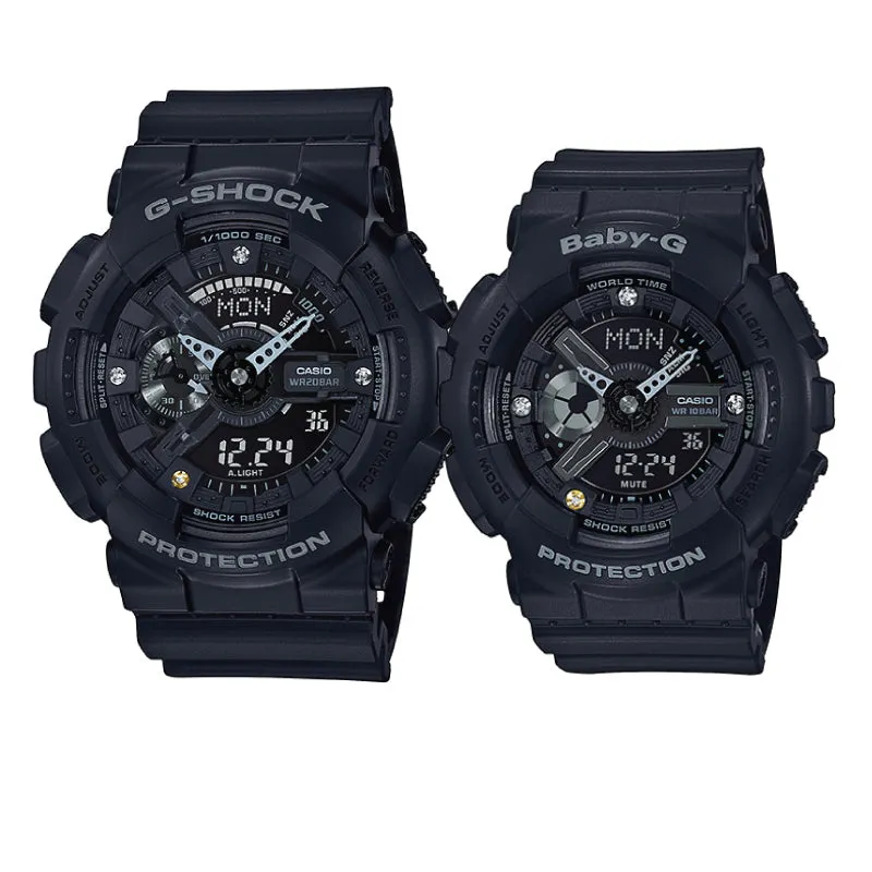 Casio G-Shock & Baby-G Couple Watches BA135DD-1A / GA135DD-1A 