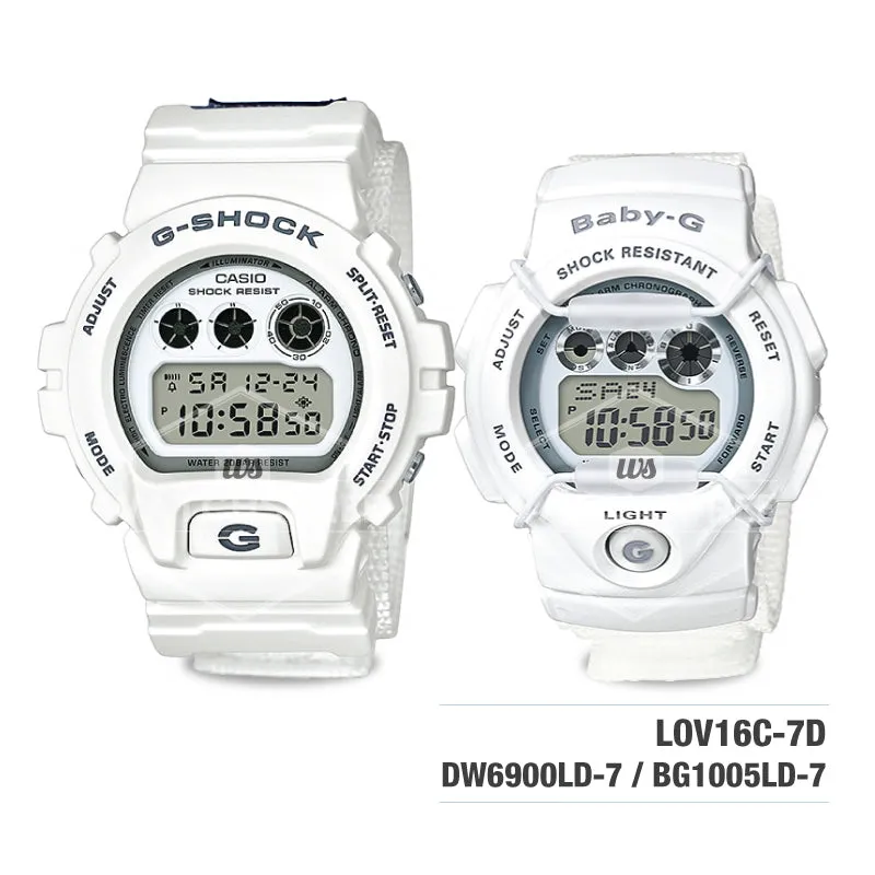 Casio G-Shock & Baby-G G Presents Lover's collection 2016 20th Anniversary Watch LOV16C-7D 