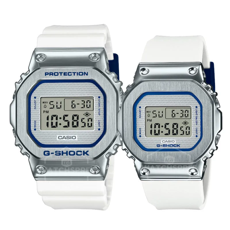 Casio G-Shock & G-Shock for Ladies Metal-Clad Couple Watches GMS5600LC-7D / GM5600LC-7D [Couple Watch Set] 