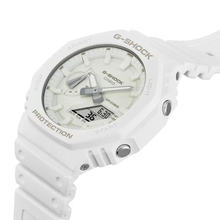 Casio GA-2100-7A7ER G-Shock Tone-on-Tone White Watch
