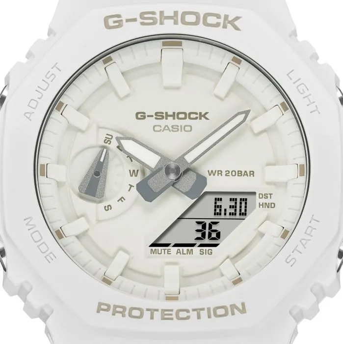 Casio GA-2100-7A7ER G-Shock Tone-on-Tone White Watch