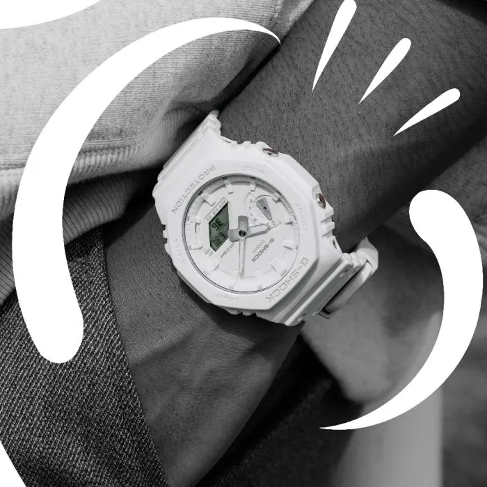 Casio GA-2100-7A7ER G-Shock Tone-on-Tone White Watch