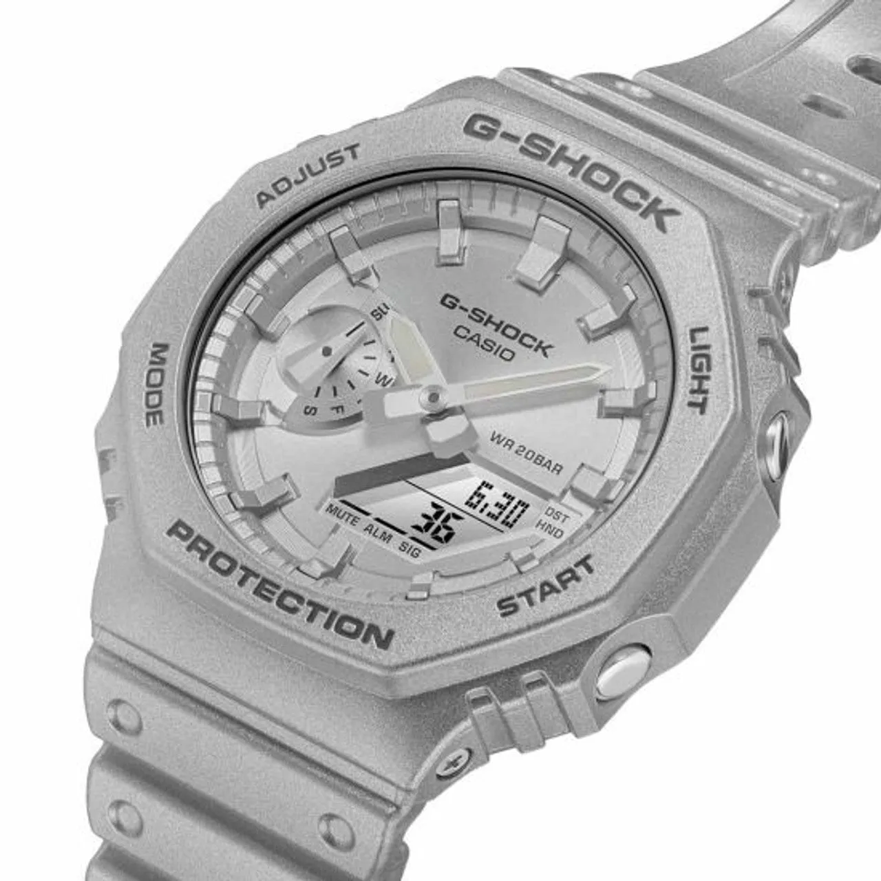 Casio GA-2100FF-8AER Forgotten Future Metallic Silver Watch