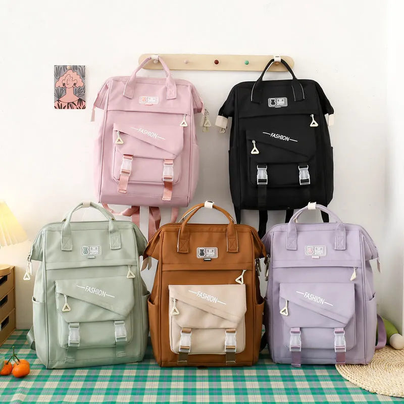 Casual backpack large capacity student schoolbag 