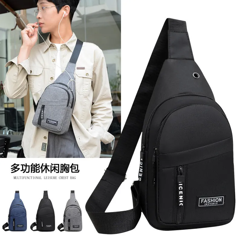 Casual Versatile Men's Breast Bag 