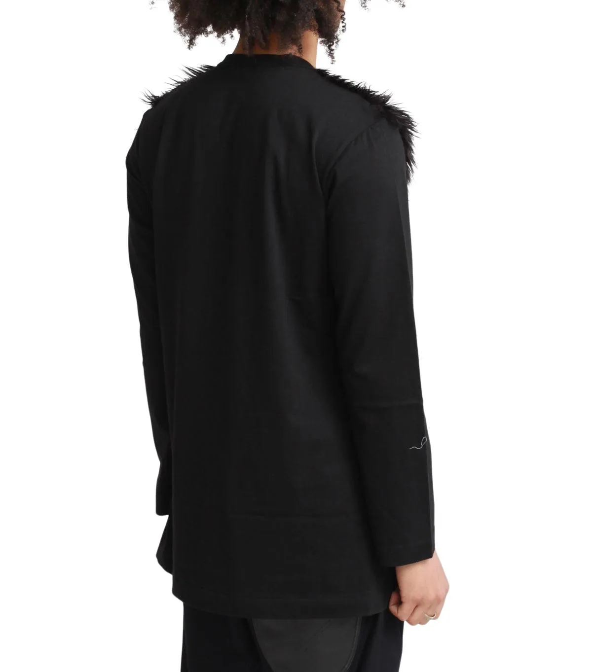 CdG Homme Plus Fur T-Shirt Black