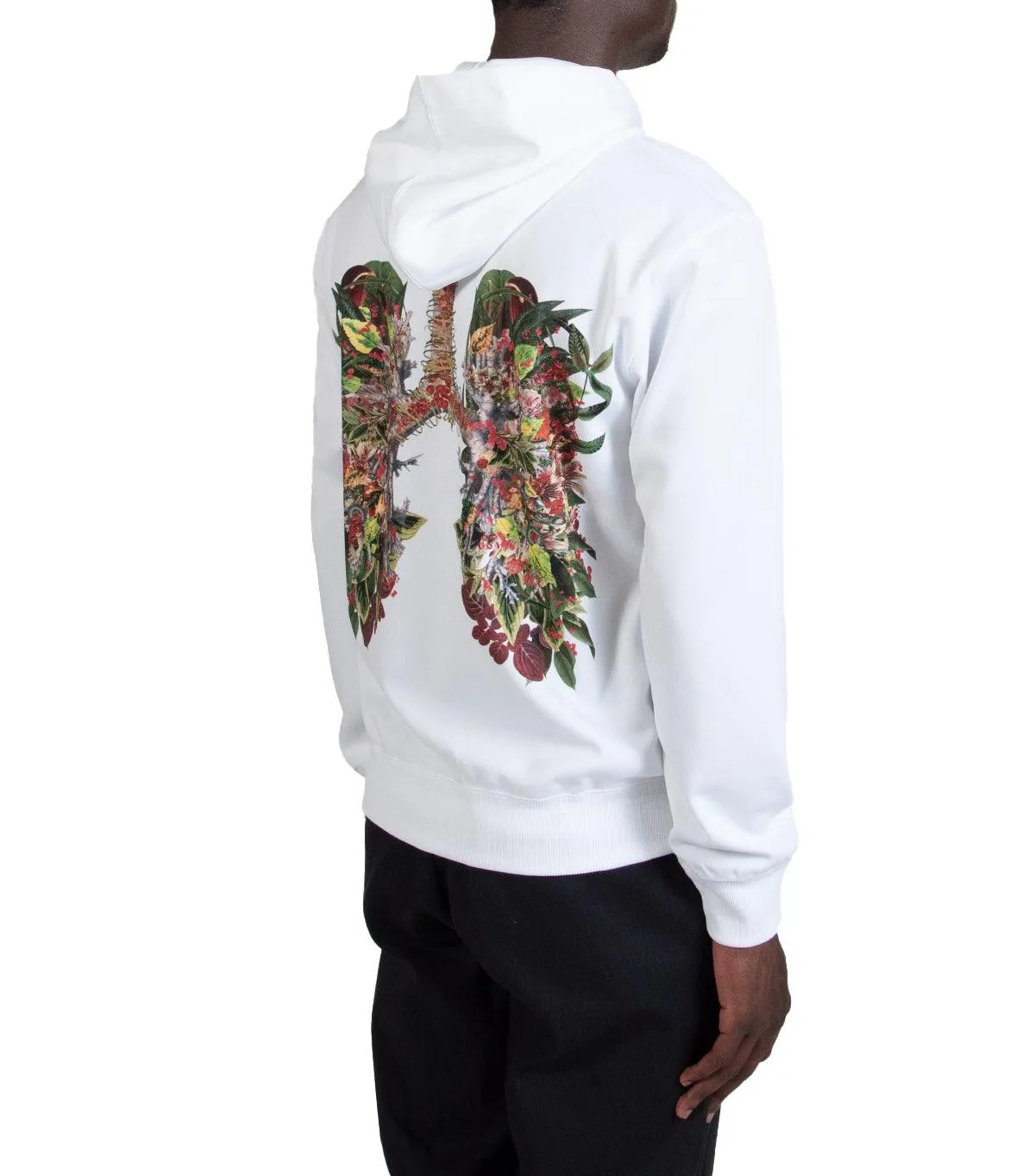 CdG Homme Plus Lungs Hoodie White