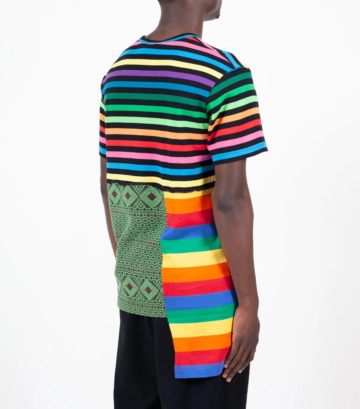 CdG Homme Plus Patchwork T-Shirt Multi Color