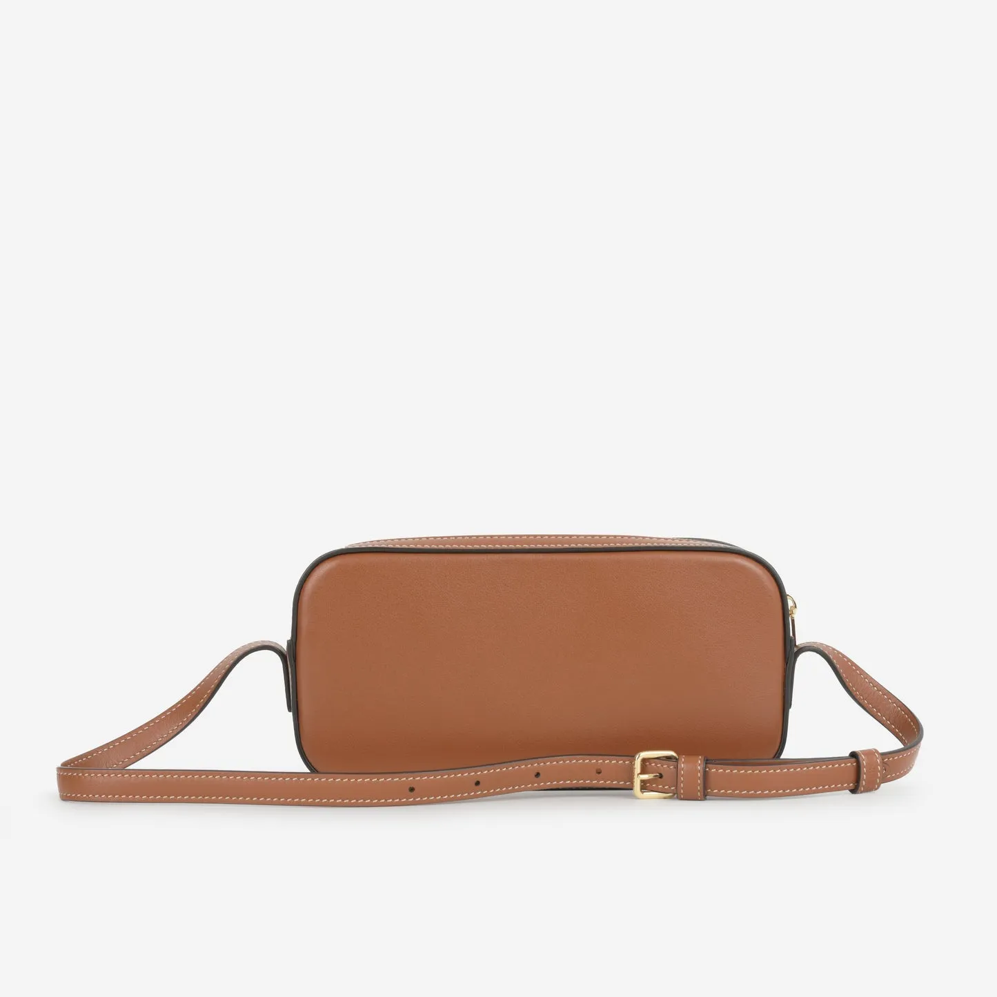 Celine - Mini Cuir Triomphe Camera Bag - Tan Smooth Calfskin GHW - Unused