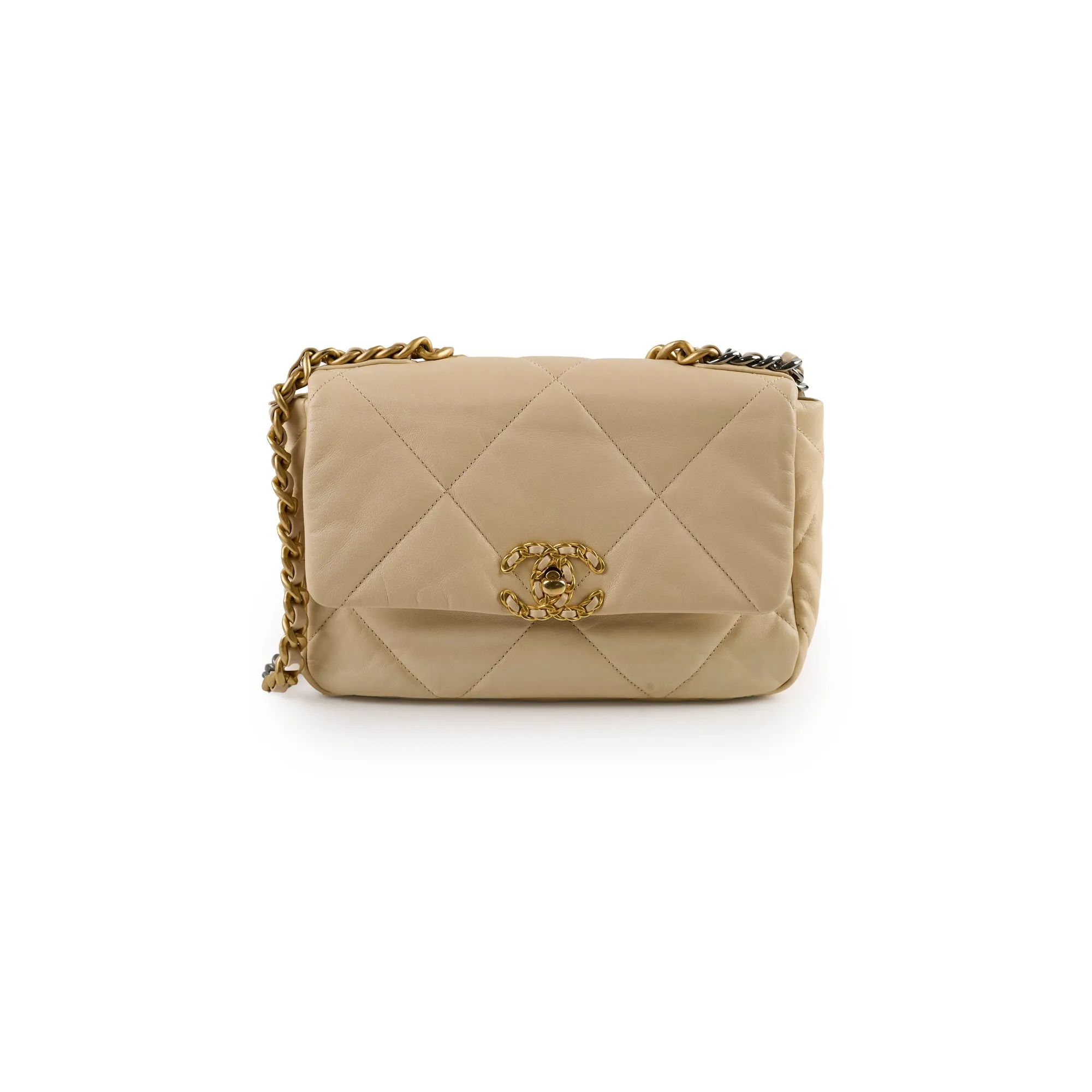 Chanel 19 Small Beige Series 30
