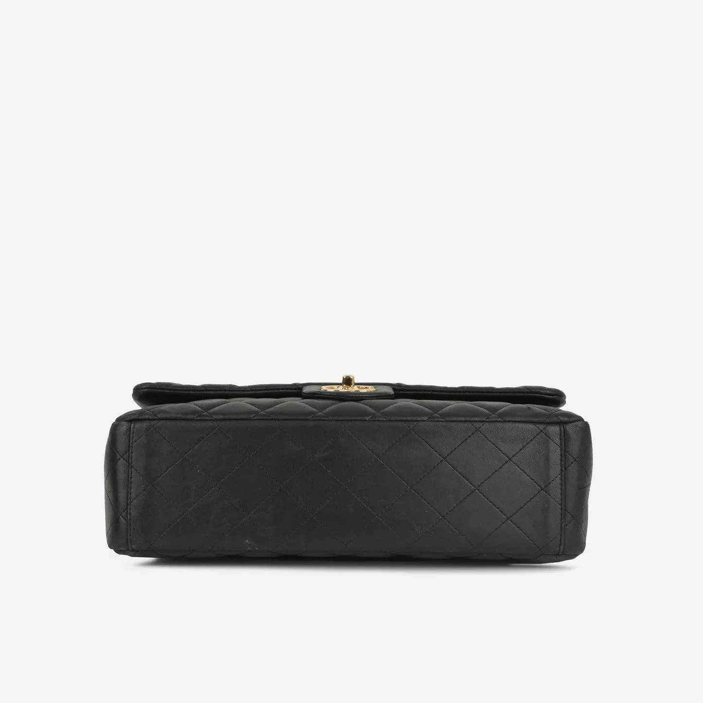 Chanel - Classic Flap Bag - Maxi - Black Lambskin CGHW - 2010 - Pre-Loved