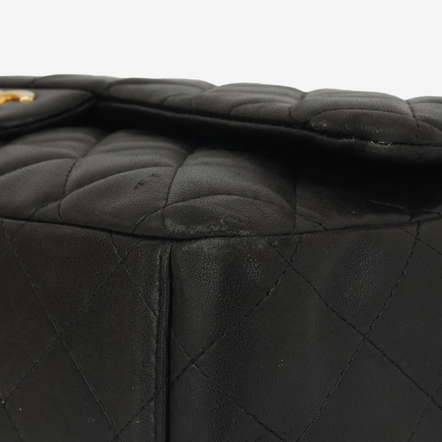 Chanel - Classic Flap Bag - Maxi - Black Lambskin CGHW - 2010 - Pre-Loved
