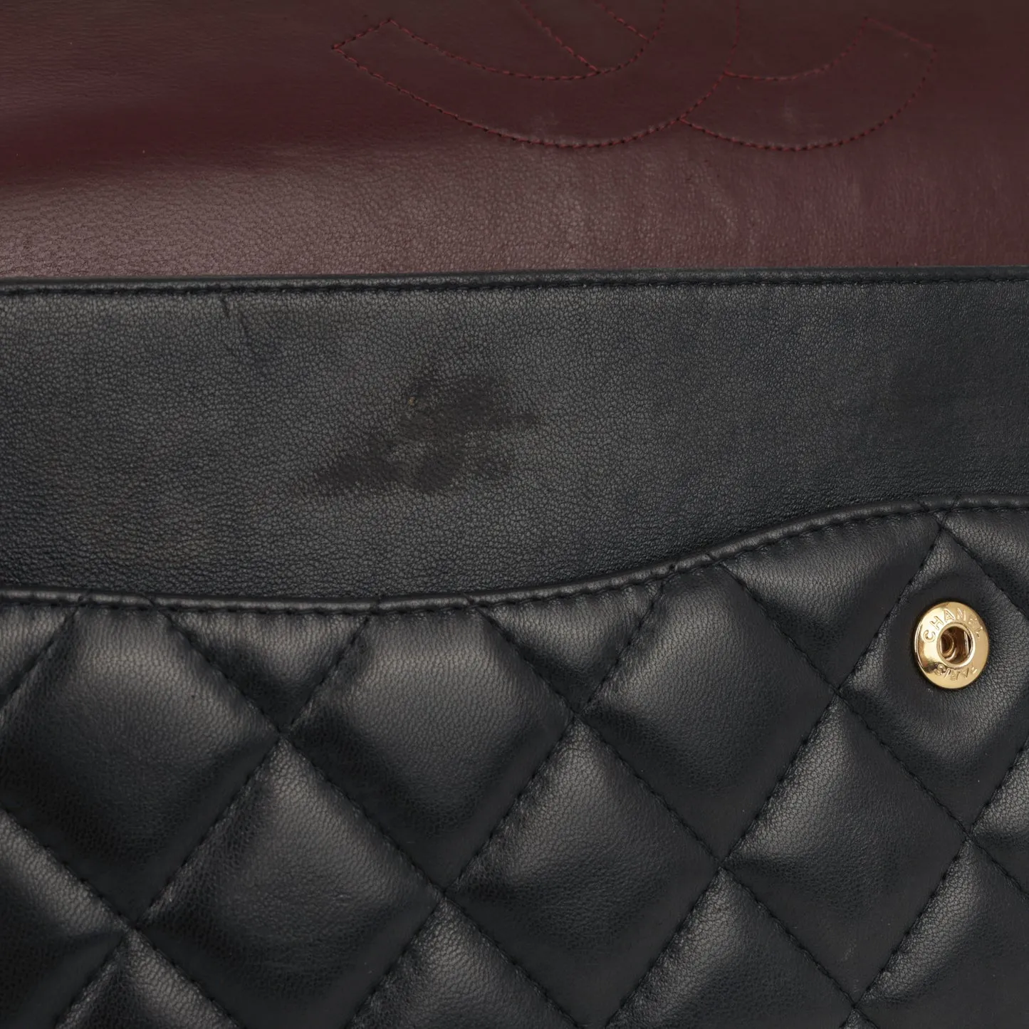 Chanel - Classic Flap Bag - Maxi - Black Lambskin CGHW - 2010 - Pre-Loved