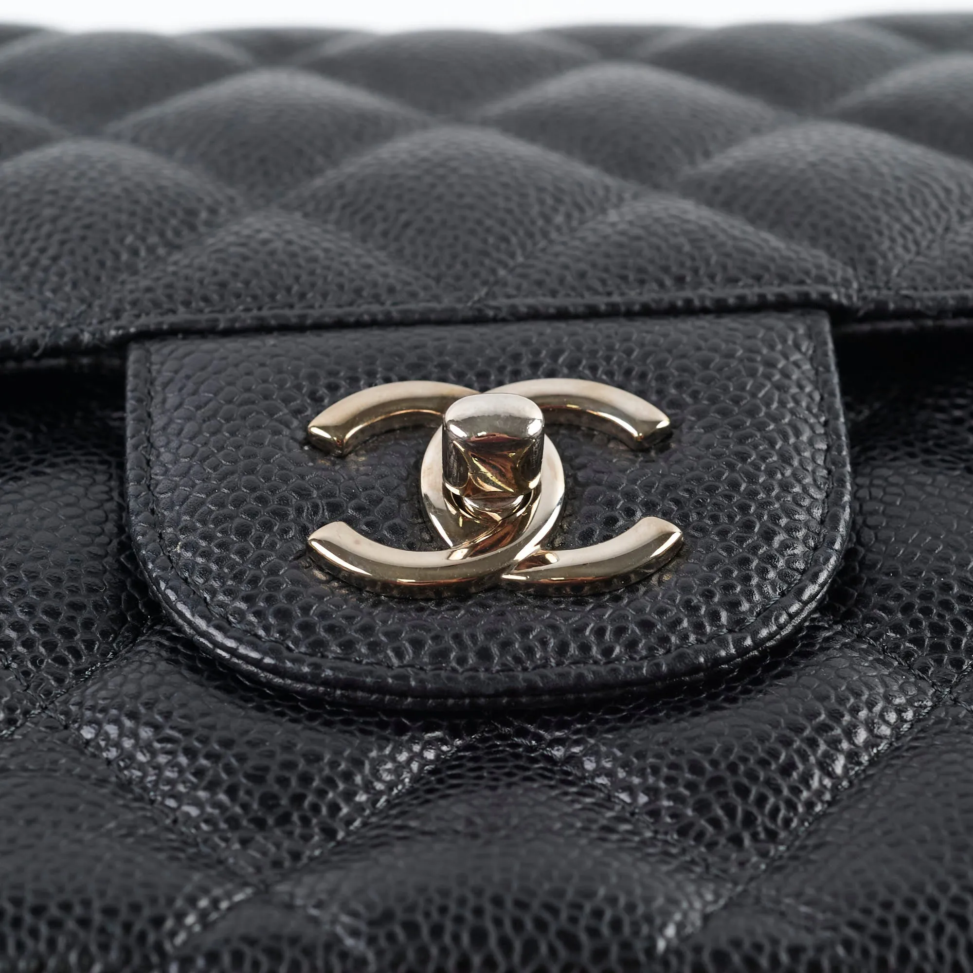 Chanel Jumbo Caviar Black
