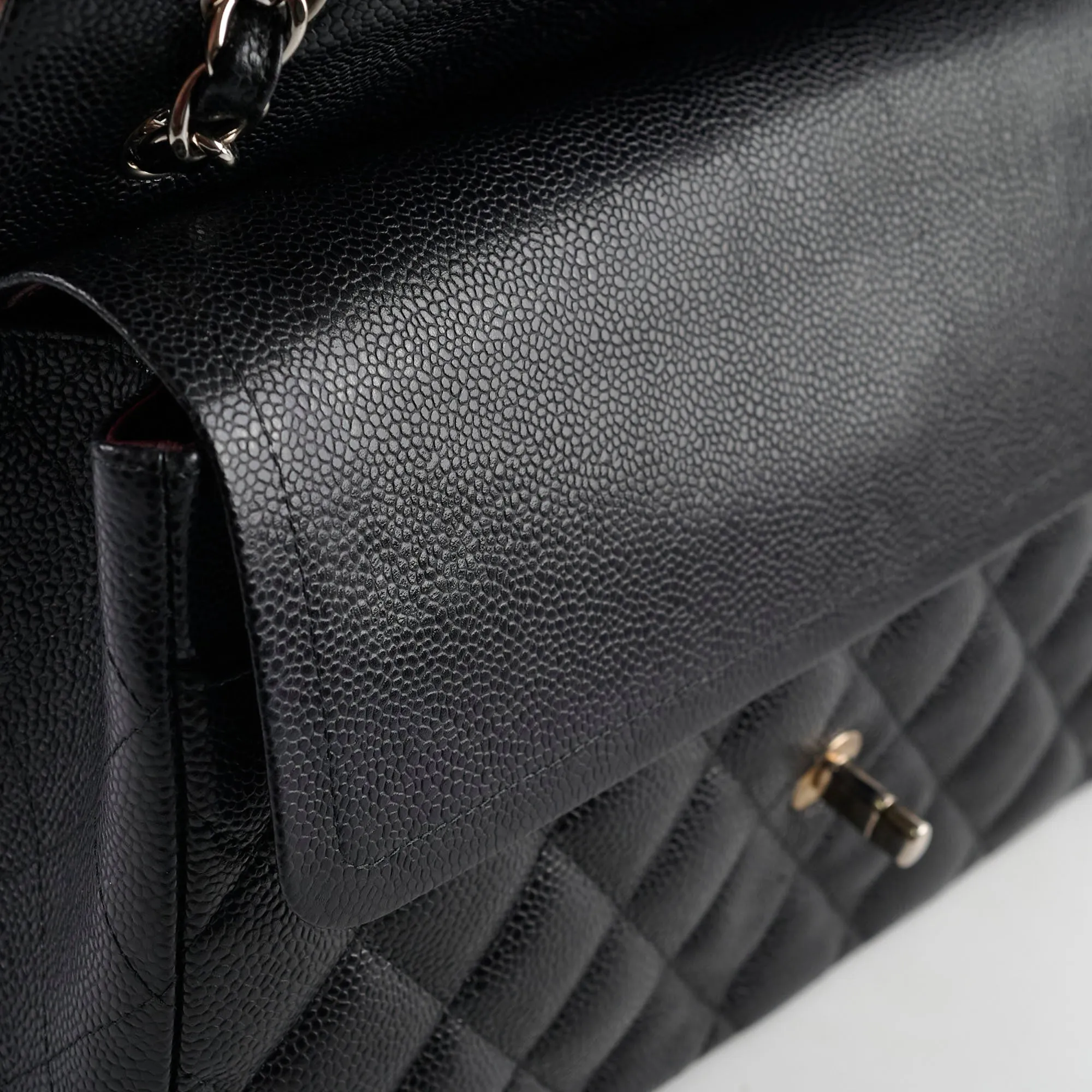 Chanel Jumbo Caviar Black