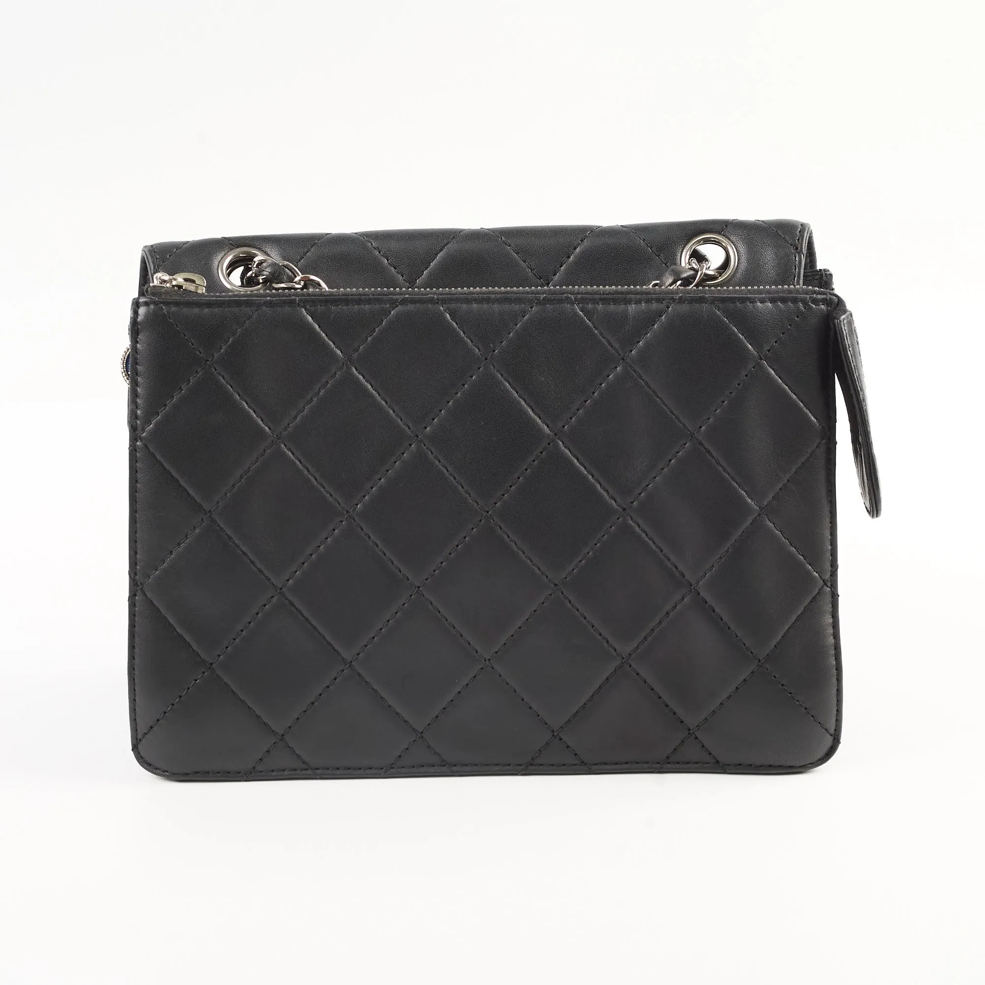 Chanel Paris Bombay Reissue Shoulder Bag Black
