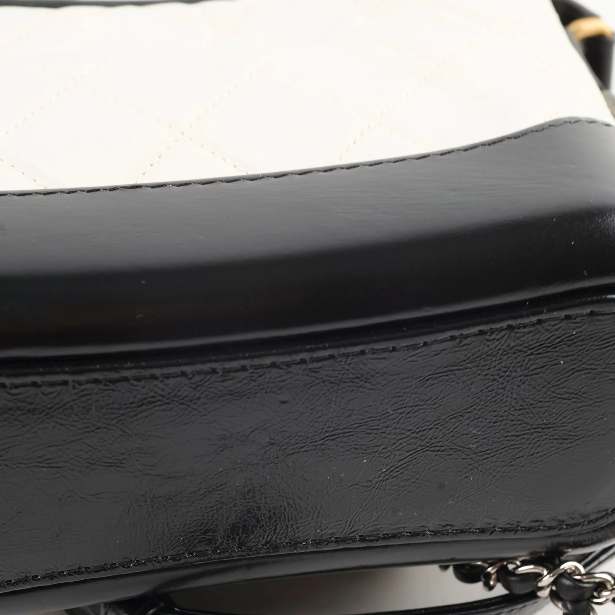 Chanel Small Gabrielle Bag Black and White
